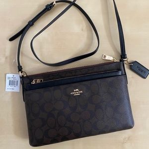 Coach East West with Pop out Pouch Crossbody Bag